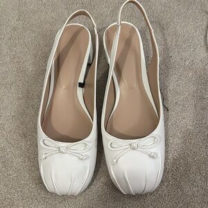 NEW! Sling back ballerina sandals from Mango